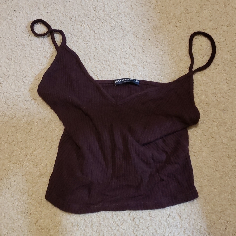 Brandy Melville Ribbed Tank O/S